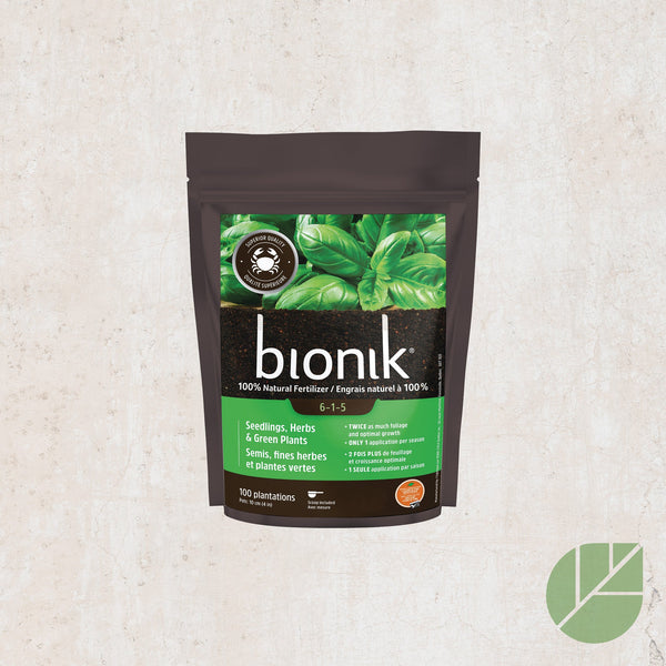 Bionik 6-1-5 natural fertilizer for seedlings, herbs and green plants