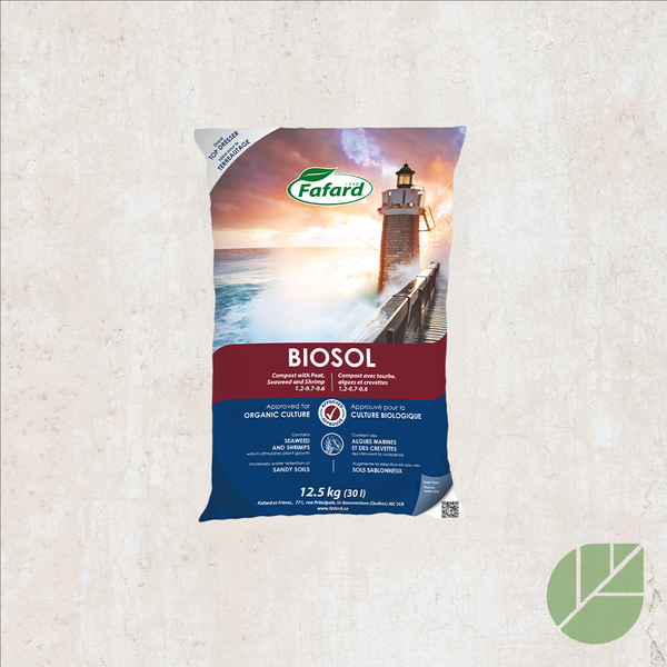 Compost Marin BIOSOL® 1.2-0.7-0.6 avec Tourbe, Algues et Crevettes – Fafard