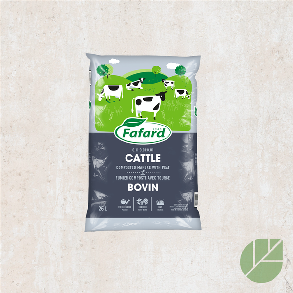 Fumier de Bovin Composté 0.11-0.01-0.01 avec Tourbe – Fafard