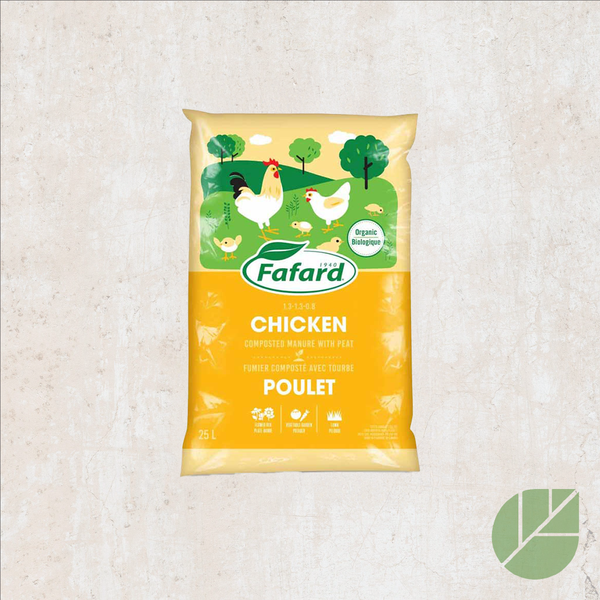 Fumier de Poulet Composté 0,8-1,0-0,8 avec Tourbe – Fafard