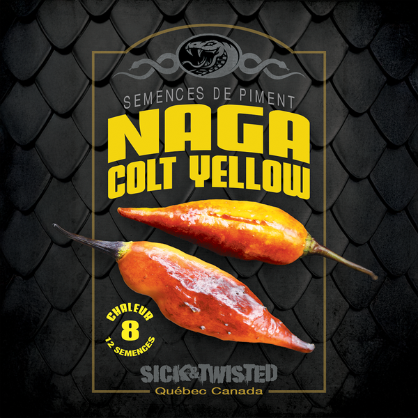 Piment fort 'Naga Colt Yellow'