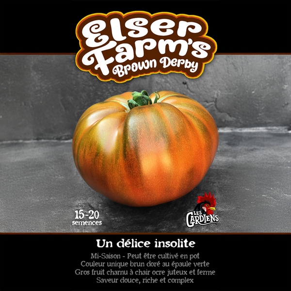 Tomato 'Elser Farm's Brown Derby'