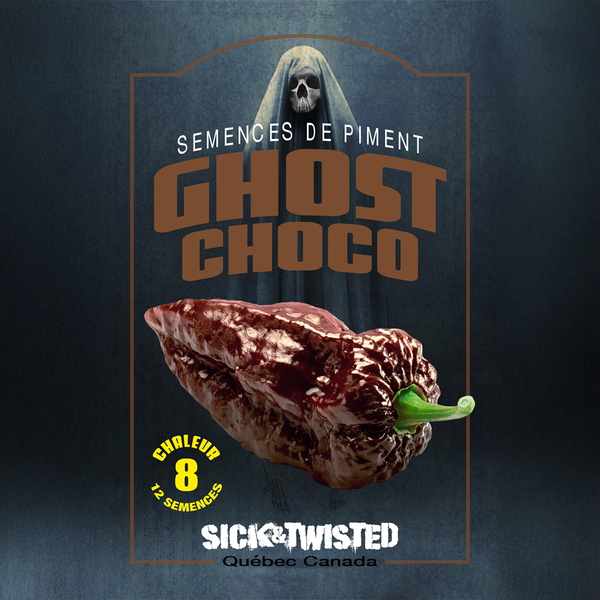 Piment fort 'Ghost Chocolat'