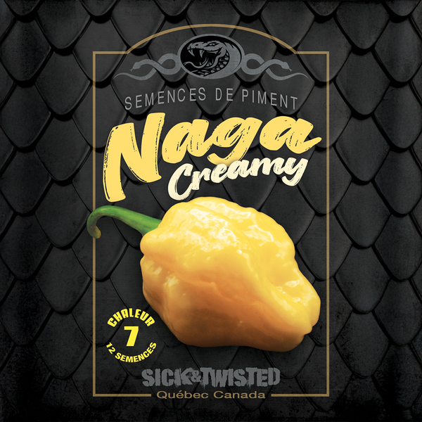 Piment fort 'Naga Creamy'