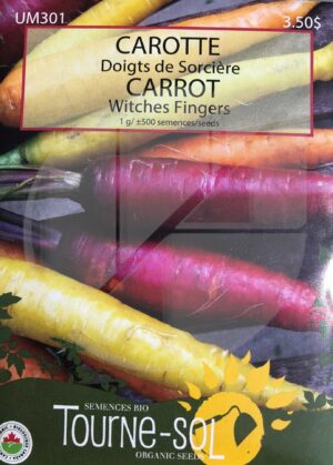 Carotte ‘Doigts de Sorcière’ / ‘Witch Fingers’ Carrot - Pépinière