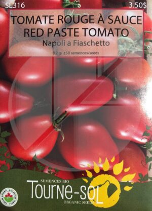 Tomate Rouge à Sauce ‘Napoli a Fiaschetto’ / ‘Napoli a Fiaschetto’ Red Paste Tomato - Pépinière