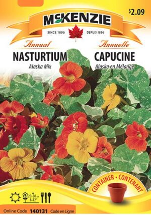 Capucine ‘Alaska’ Mélange / ‘Alaska’ Nasturtium Mix - Pépinière