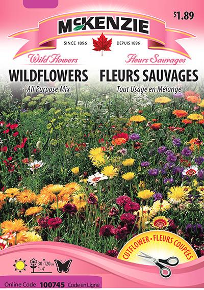 Fleurs Sauvages Mélange ‘Tout-Usage’ / Wildflowers ‘All Purpose’ Mix - Pépinière