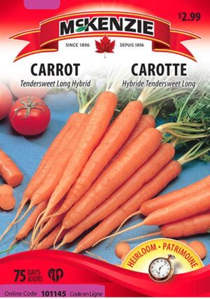 Carotte hybride ‘Tendersweet Long’ – Hybrid Carrot - Pépinière