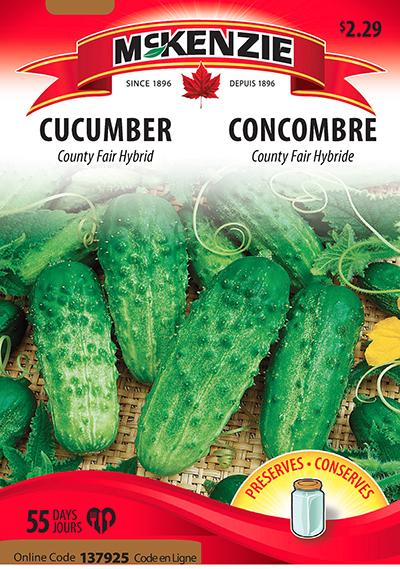 Concombre Hybride ‘County Fair’ / ‘County Fair’ Hybrid Cucumber - Pépinière