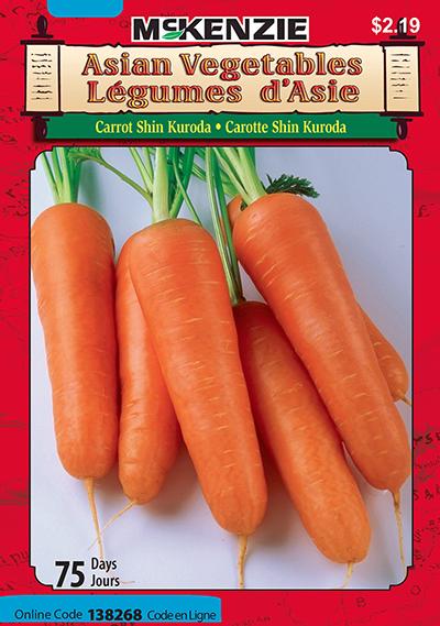 Carotte ‘Shin Kuroda’ Légumes d’Asie / ‘Shin Kuroda’ Carrot Asian Vegetables - Pépinière