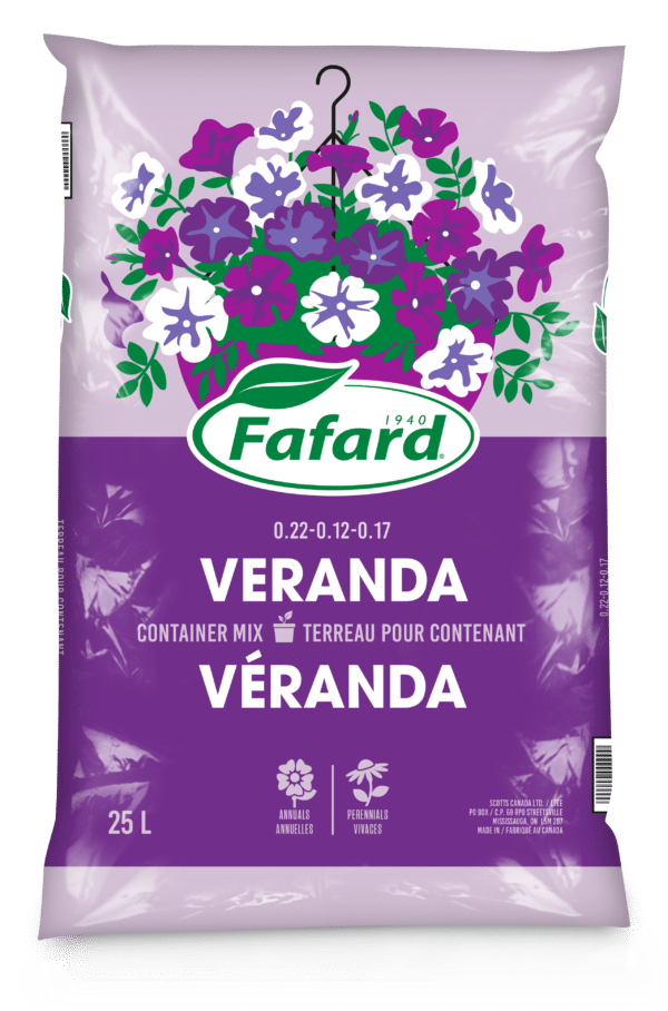 Fafard / Potting Soil Containing Veranda 0.22-0.12-0.17 - Pépinière