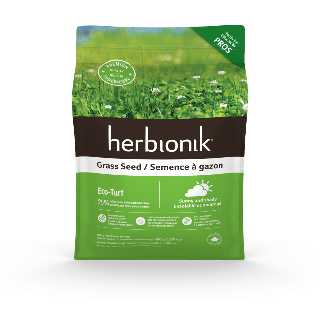 HERBIONIK / EcoTurf Ensoleillé Et Ombragé / Mélange Avec Trèfle Blanc ...