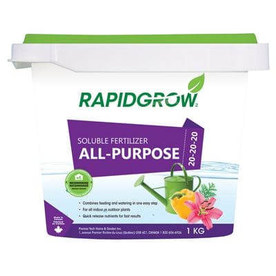 Rapidgrow Tout Usage 20-20-20 - Pépinière