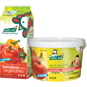 Acti-Sol Engrais 100% Naturel Tomates et Légumes 4-6-8 - Pépinière