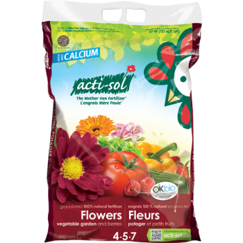 Acti-Sol Engrais Naturel Fleurs et Potager 4-5-7 - Pépinière