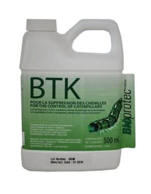 BioProtec / BTK Biological Insecticide 500ml - Pépinière