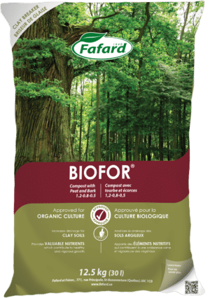 Fafard / Compost Forestier 1.2-0.8-0.5 BIOFOR® avec Tourbe et Écorces - Pépinière