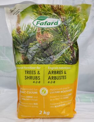Engrais Naturel pour Arbres & Arbustes 4-2-8 2 kg / Natural Fertilizer for Trees & Shrubs 4-2-8 2 kg - Pépinière