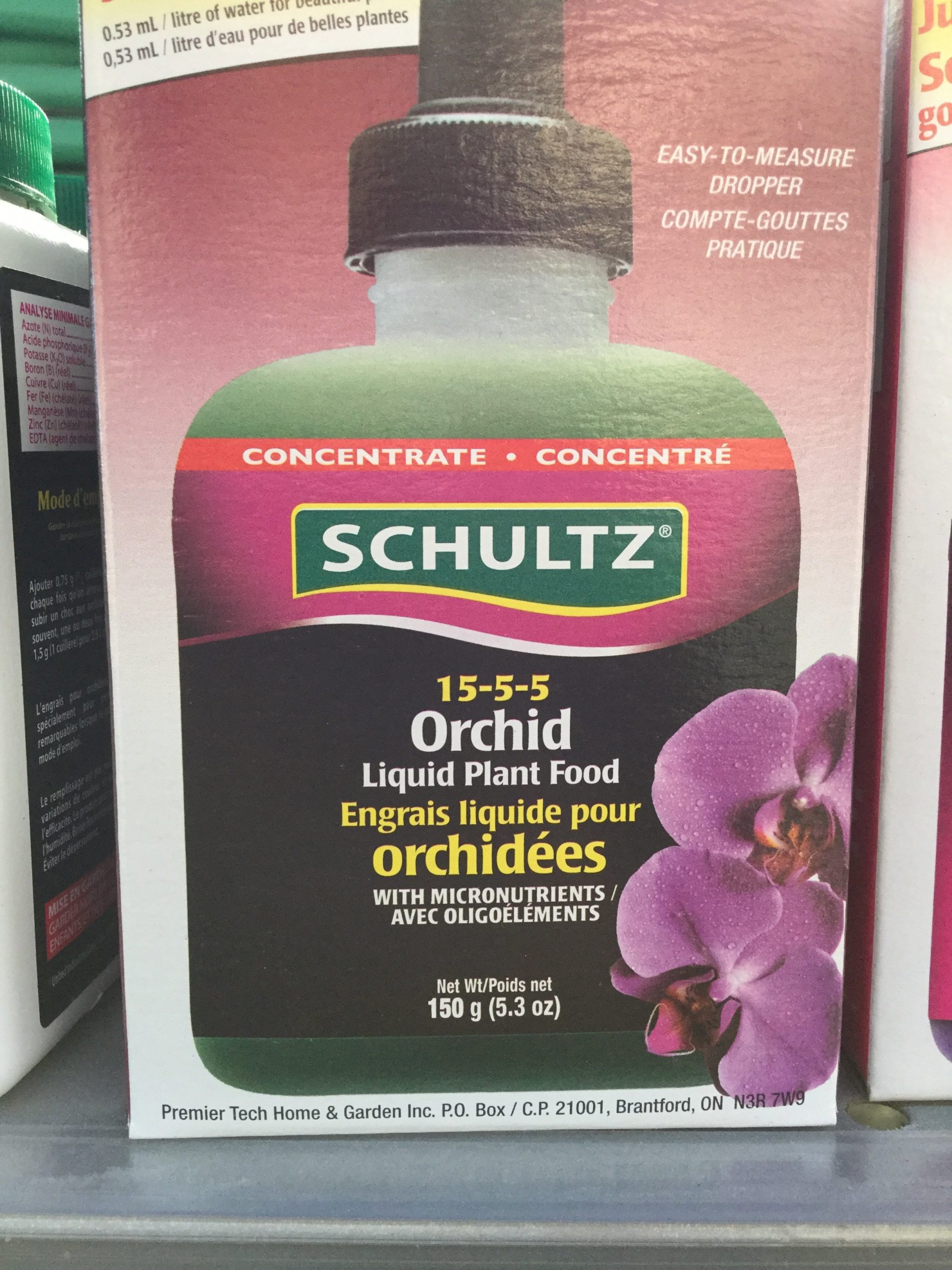 Engrais liquide pour orchidées 15-5-5