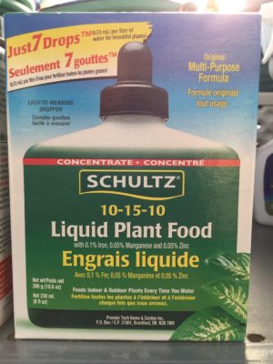 Engrais liquide pour plantes 10-15-10 - Pépinière