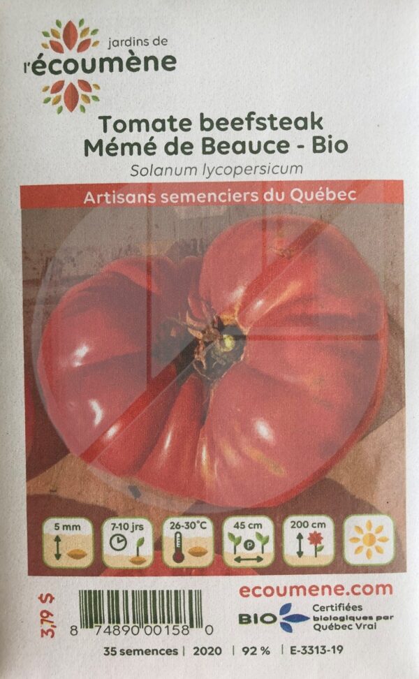Tomate Beefsteak Mémé de Beauce Bio - Pépinière