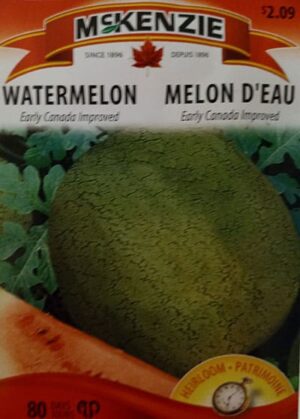 Melon d’Eau ‘Early Canada Improved’ / ‘Early Canada Improved’ Watermelon - Pépinière