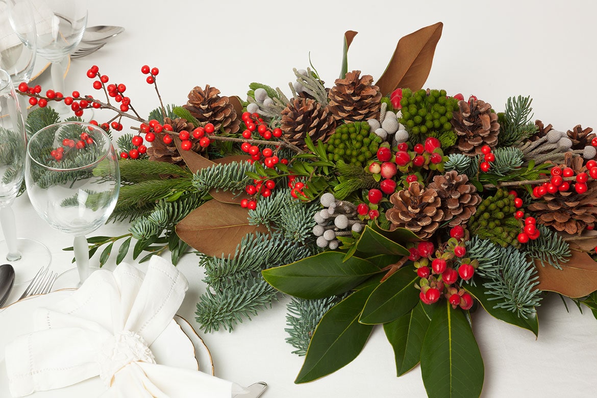 Pour surprendre vos invités, dressez la table avec des plantes