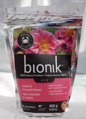 BIONIK Engrais Naturel à 100% Fleurs Annuelles et Vivaces 4-1-9 - Pépinière