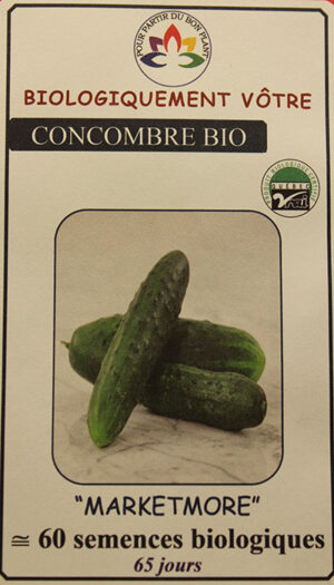 Concombre ‘Marketmore’ Bio / ‘Marketmore’ Cucumber Bio - Pépinière