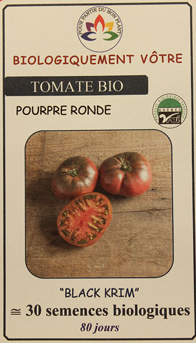 Tomate Pourpre ‘Black Krim’ Bio / ‘Black Krim’ Purple Tomato Bio - Pépinière