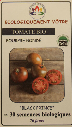 Tomate Pourpre ‘Black Prince’ Bio / ‘Black Prince’ Purple Tomato Bio - Pépinière