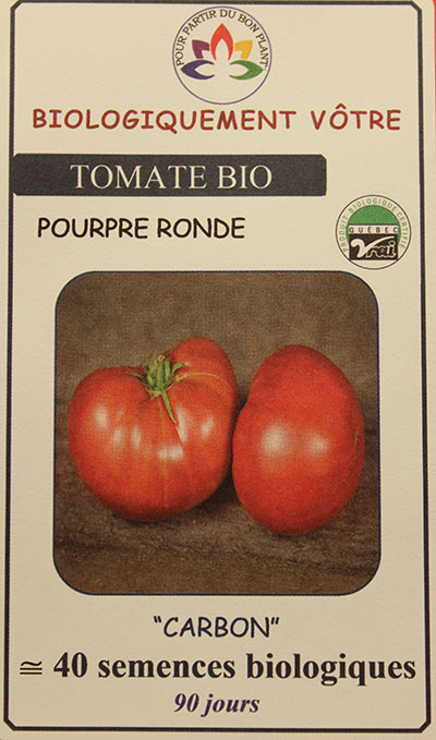 Tomate Pourpre ‘Carbon’ Bio / ‘Carbon’ Purple Tomato Bio - Pépinière