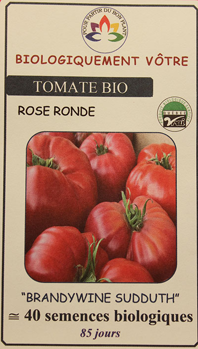 Tomate Rose ‘Brandywine Sudduth’ Bio / ‘Brandywine Sudduth’ Pink Tomato Bio - Pépinière