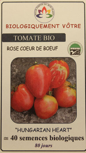 Tomate Rouge ‘Hungarian Heart’ Bio / ‘Hungarian Heart’ Red Tomato Bio - Pépinière