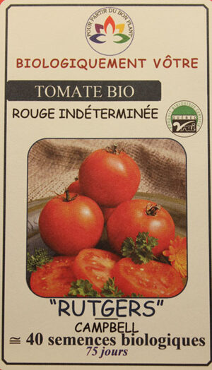Tomate Rouge ‘Rutgers’ Bio / ‘Rutgers’ Red Tomato Bio - Pépinière