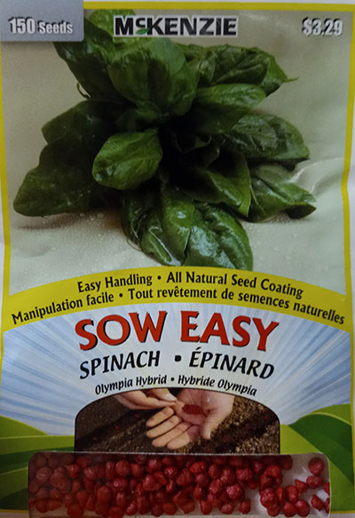 Épinard Hybride ‘Olympia’ Sow Easy / ‘Olympia’ Hybrid Spinach Sow Easy - Pépinière