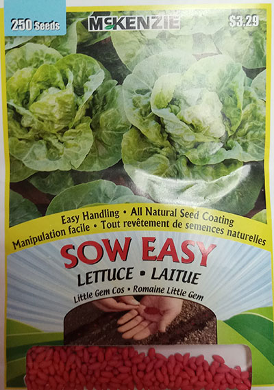 Laitue Romaine ‘Little Gem’ Sow Easy / ‘Little Gem’ Romaine Lettuce Sow Easy - Pépinière