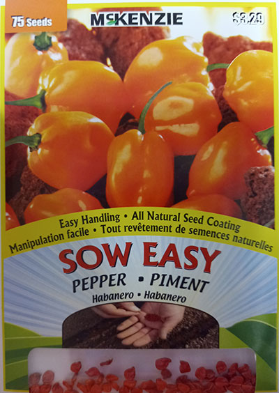 Piment ‘Habanero’ Sow Easy  /  ‘Habanero’ Pepper  Sow Easy - Pépinière