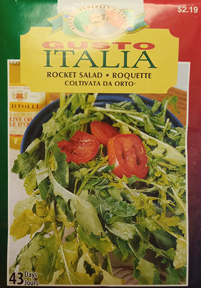 Roquette Cultivée Gusto Italia / Cultivated Arugula Gusto Italia - Pépinière