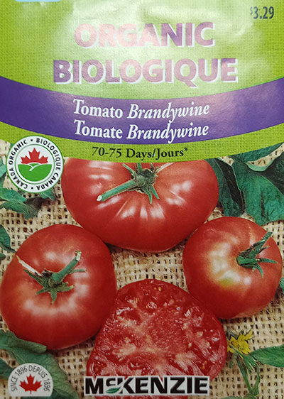 Tomate ‘Brandywine’ Biologique / ‘Brandywine’ Tomato Organic - Pépinière