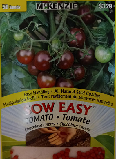 Tomate Cerise Chocolat Sow Easy  / Chocolate Cherry Tomato Sow Easy - Pépinière