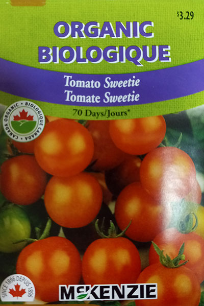 Tomate ‘Sweetie’ Biologique / ‘Sweetie’ Tomato Organic - Pépinière