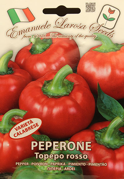 Poivron ‘Topepo Rosso’ / ‘Topepo Rosso’ Sweet Pepper - Pépinière