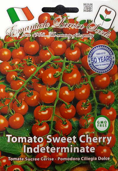 Tomate Cerise Rouge Indéterminée ‘Sweet Cherry’ / ‘Sweet Cherry’ Indeterminated Red Cherry Tomato - Pépinière