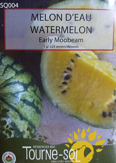 Melon d’Eau ‘Early Moonbeam’ / ‘Early Moonbeam’ Watermelon - Pépinière