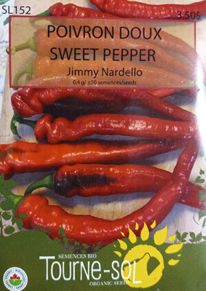 Sweet Pepper ‘Jimmy Nardello’ - Pépinière
