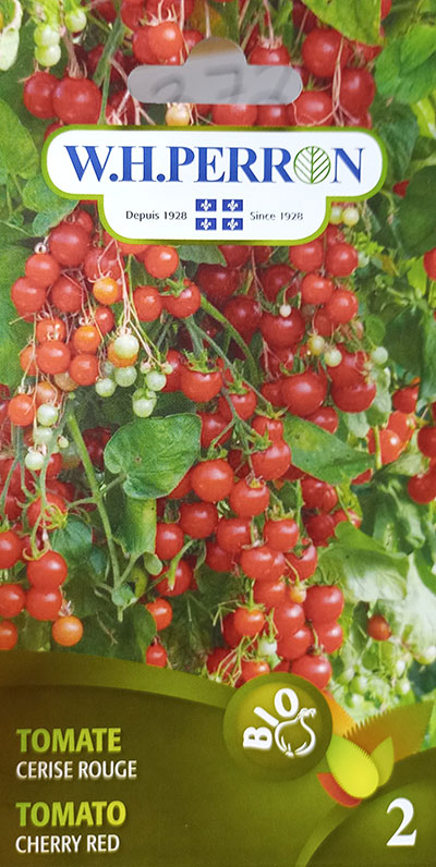 Tomate Cerise Rouge Bio / Red Cherry Tomato Bio - Pépinière