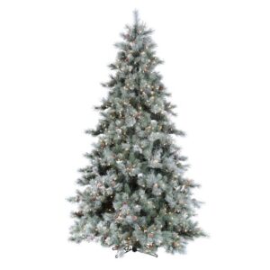 Sapin de Noël artificiel Aspen glacé / Iced Aspen Layered Tree - Pépinière