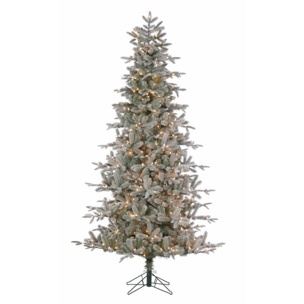Sapin de Noël artificiel pin floconneux / Durham Flocked Pine Tree - Pépinière